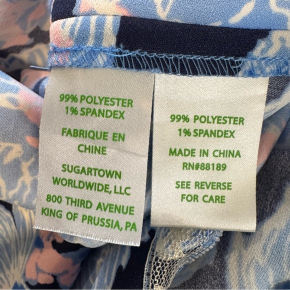 Lilly Pulitzer Kayla Sheath Mini Dress Floral Long Flare Sleeve 4 - Picture 8 of 8